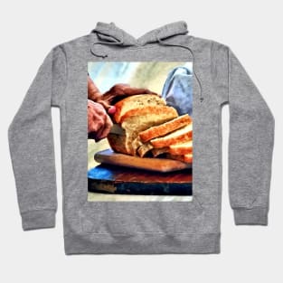 Cooking - Grandma Slicing Bread Hoodie